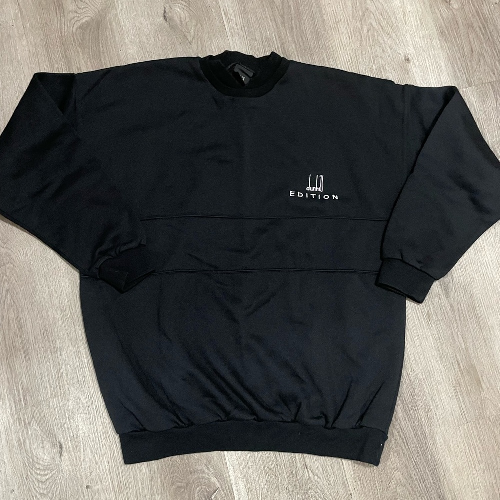 Dunhill double collar crewneck sweater